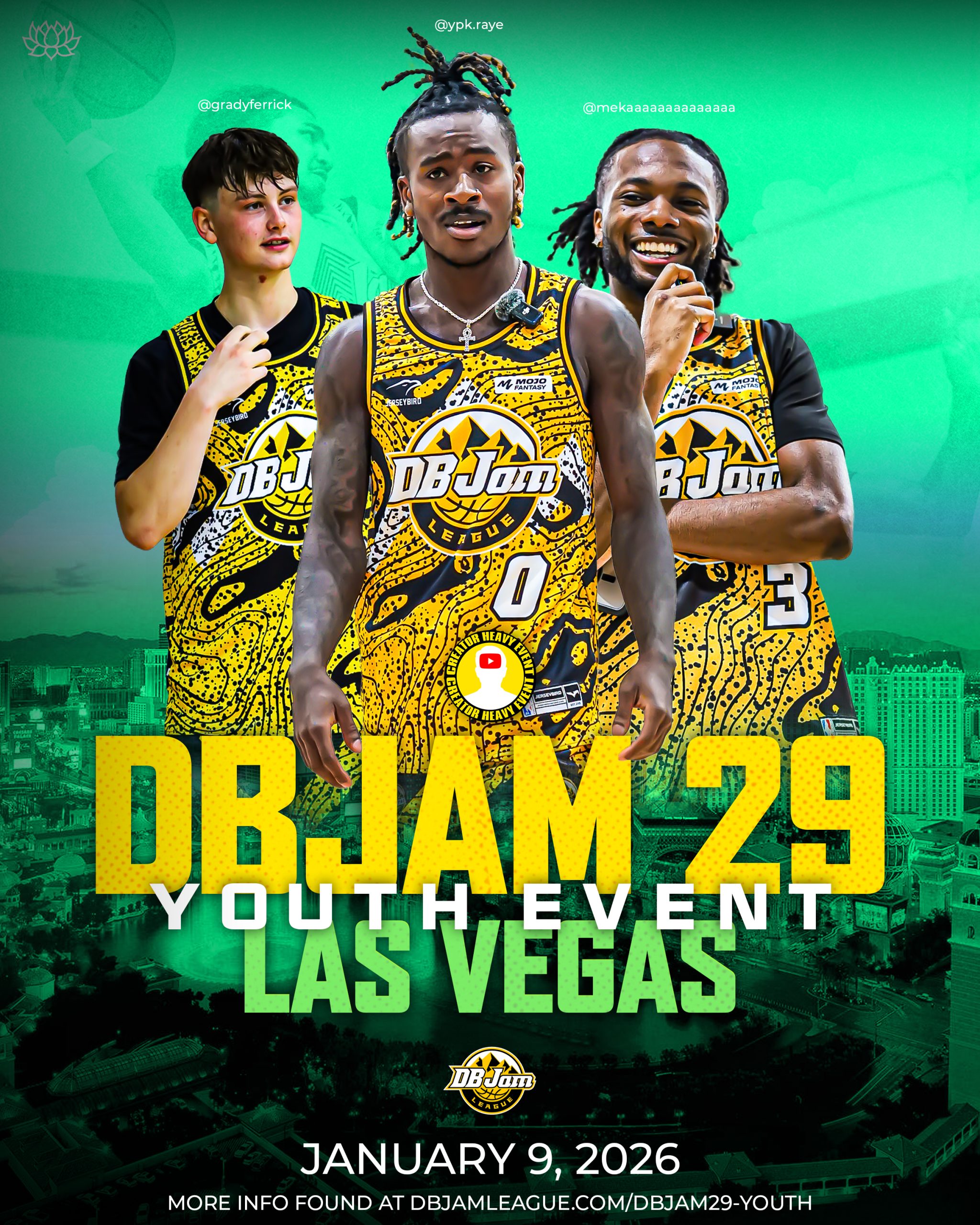 DBJAM (Dunk Ball Jam League) DBJAM 29 in Las Vegas Nevada with YPK Raye and other creators