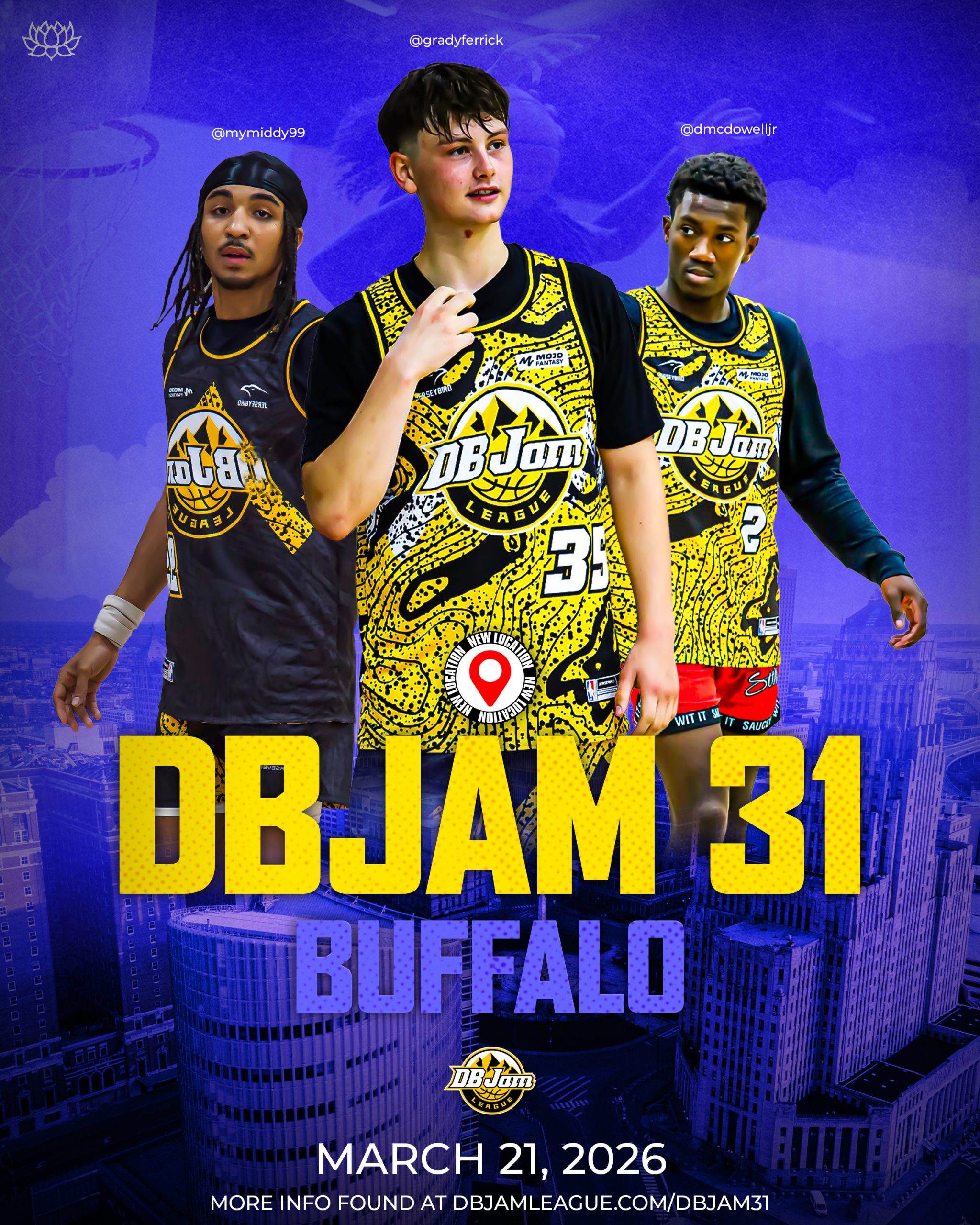 DBJAM (Dunk Ball Jam League) DBJAM 31 in Buffalo New York with YPK Raye and other creators