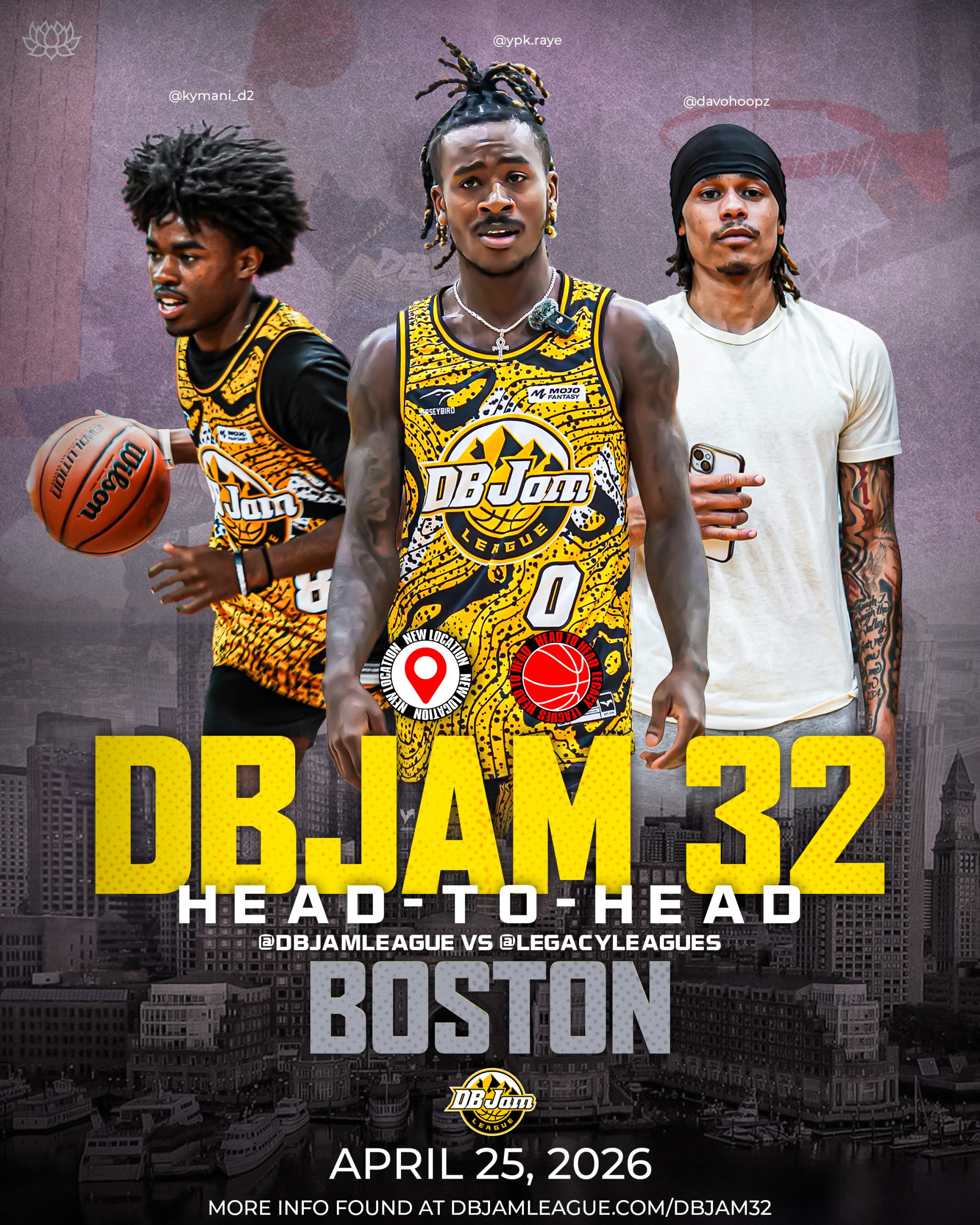 DBJAM (Dunk Ball Jam League) DBJAM 32 in Boston Mass. with YPK Raye and other creators